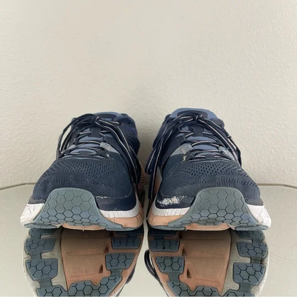 !SOLD! HOKA One One Mood Indigo Blue Dusty Pink Gaviota 2 Running Sneaker Shoes - Picture 8 of 13